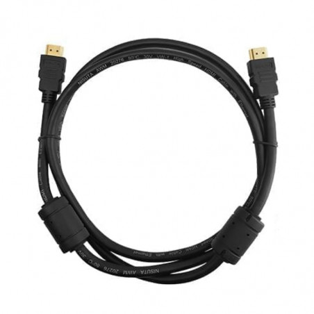 Cable HDMI NISUTA 1m dorado con filtros 2160P