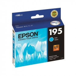 Cartucho para epson original cian t195220 (195)