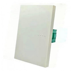 Modulo pulsador cambre bauhaus tecla cuadruple color blanco