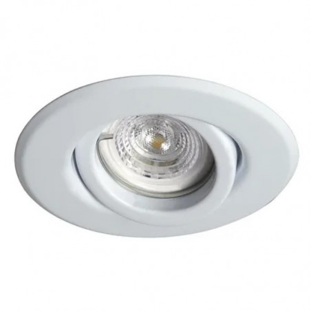 Spot de embutir SAN JUSTO ROS movil dicro GU10 105mm blanco