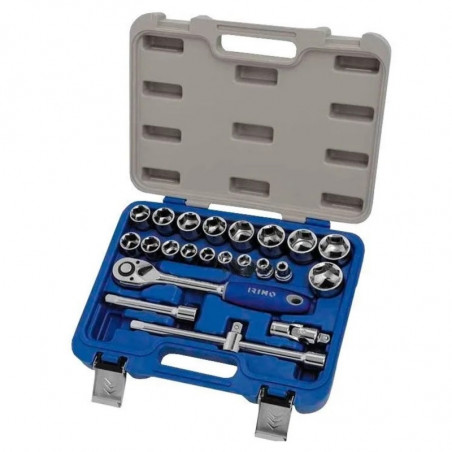 Set de bocallaves IRIMO 129-23-4 de 1/2'' 23 piezas con accesorios