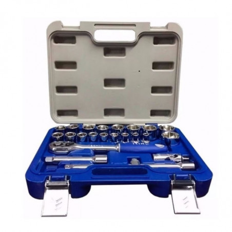 Set de bocallaves IRIMO 129-23-4 de 1/2'' 23 piezas con accesorios