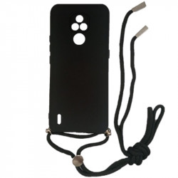 Protector de silicona para MOTOROLA E7 con correa colores varios