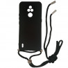 Protector de silicona para MOTOROLA E7 con correa colores varios