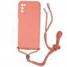 Protector de silicona para SAMSUNG A03S con correa colores varios