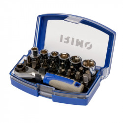 Set de bocallaves IRIMO 109-23-4 tubos y puntas de 1/4 23 piezas