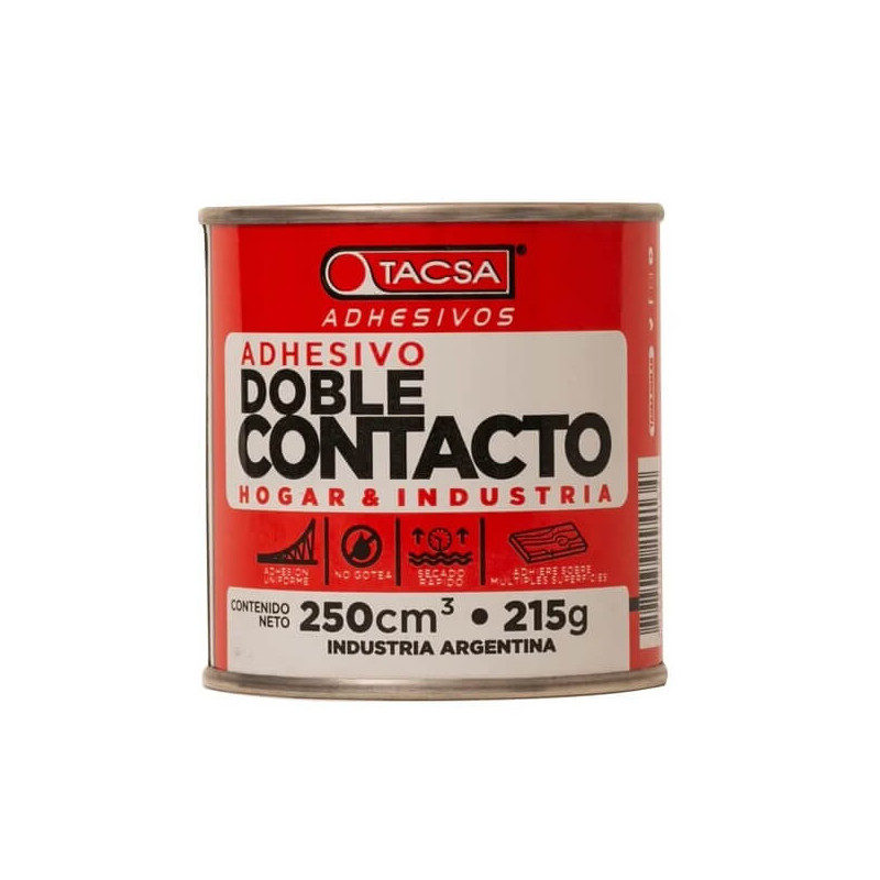 Adhesivo TACSA de doble contacto lata de 250cm3