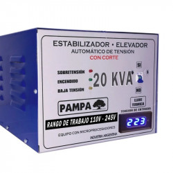 Elevador de tensión PAMPA 9009 automático 20KVA 110-245V