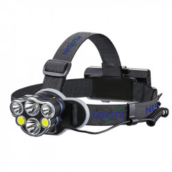 Linterna LED vincha NISUTA NS-LICA10 multifuncion 8 modos recargable IP65