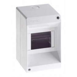 Caja para térmicas SISTELECTRIC 4 módulos exterior blanco