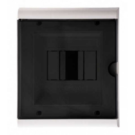 Caja para térmicas SISTELECTRIC de PVC 4 IP65 módulos para embutir con puerta fume