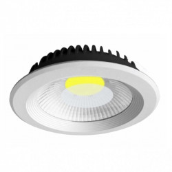 Panel embutido Led MACROLED COB RTB30-CWW redondo 30w 3000k luz blanco cálido