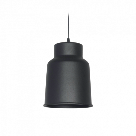 Colgante SAN JUSTO TRELEW para 1 luz E27 pantalla de aluminio negro