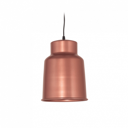 Colgante SAN JUSTO TRELEW para 1 luz E27 pantalla de aluminio cobre