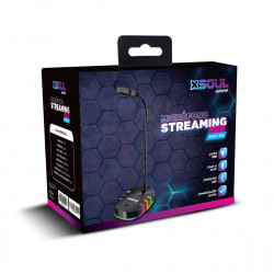 Micrófono streaming SOUL XMIC150 USB flexible RGB