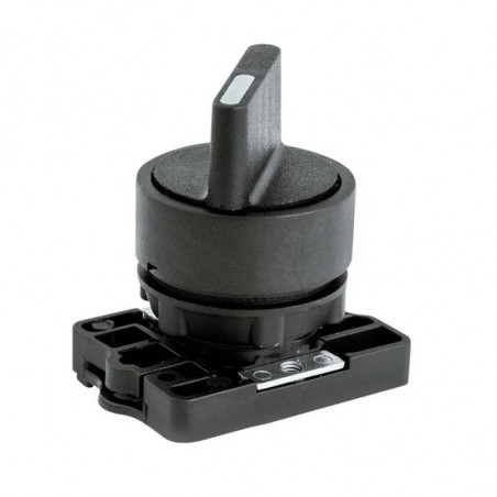 Selector conmutador STECK plástico palanca 0-1-2 negro