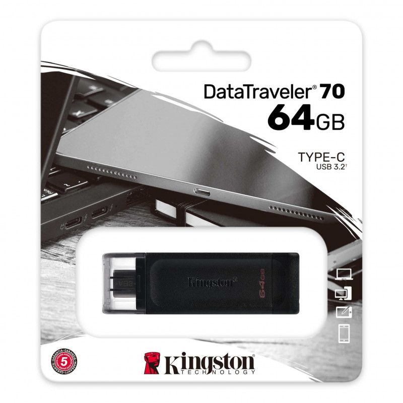 Pendrive KINGSTON DT70 64GB USB 3.2 tipo C