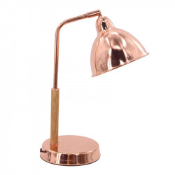 Lámpara de escritorio CANDIL TULIO E27 cobre