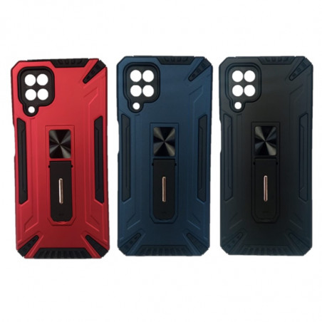 Protector Tpu Rubic para SAMSUNG A12 A125 con soporte colores varios