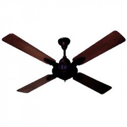 Ventilador de Techo EMILUX 407 47'' 4 Paletas de Cedro Color Negro