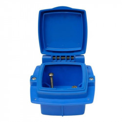 Caja capsulada para frente de tablero 32a azul