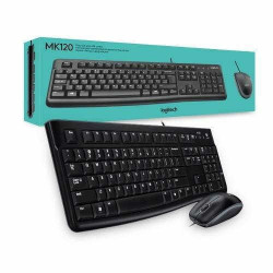 Teclado y mouse logitech mk120 usb