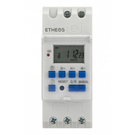 Interruptor horario etheos ihd-1630 riel din