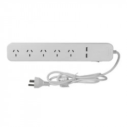 Prolongador PLASNAVI 5 tomas + 2 usb 10A 250v cable 1.5 metros