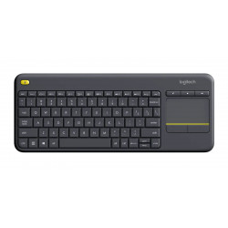 Teclado LOGITECH K400 PLUS inalámbrico con touchpad