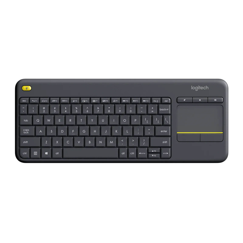 Teclado LOGITECH K400 PLUS inalámbrico con touchpad