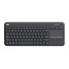 Teclado LOGITECH K400 PLUS inalámbrico con touchpad