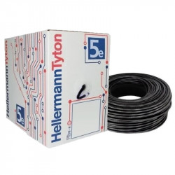 Cable UTP HELLERMANN tyton cat 5e por metro para interior/exterior
