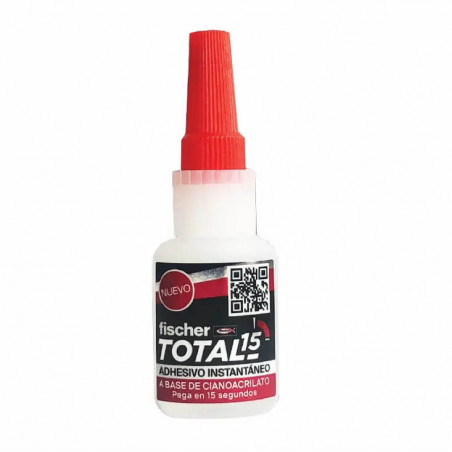 Adhesivo instantaneo FISCHER Total 15 de 10ml