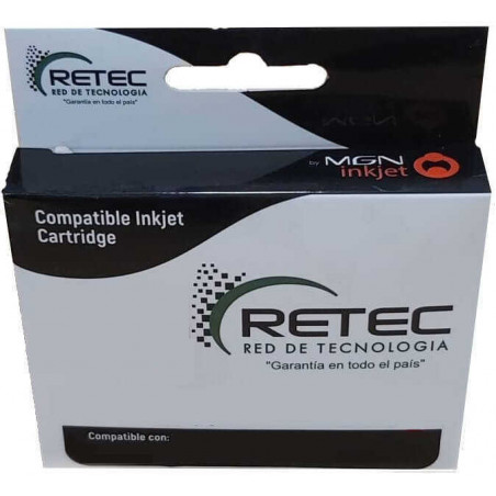 Cartucho RETEC 133BK para Epson Alternativo Negro