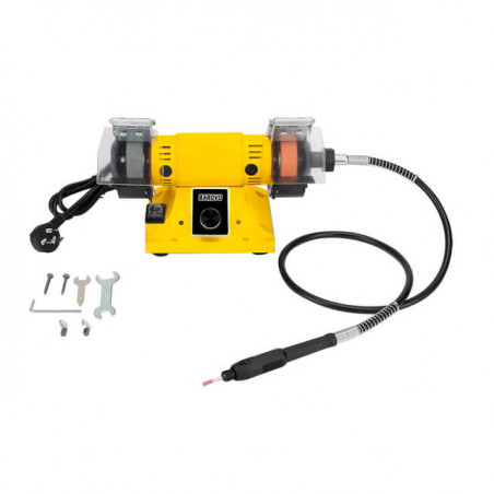 Amoladora BAROVO ABI-T120 con mini torno flexible de 120w 220vca