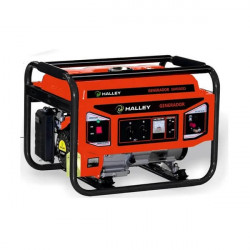 Grupo electrógeno HALLEY GH8000AE3 de 6000w monofasico/trifasico de motor 15hp (407cc)