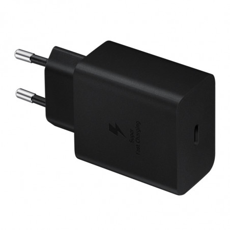 Cargador original SAMSUNG USBC-C 45W carga rápida negro con cable