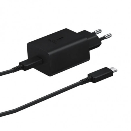 Cargador original SAMSUNG USBC-C 45W carga rápida negro con cable