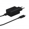 Cargador original SAMSUNG USBC-C 45W carga rápida negro con cable