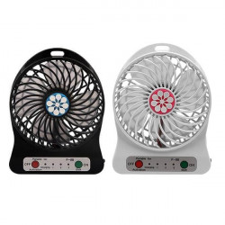 Ventilador portátil NISUTA NSFANURP recargable vía usb colores varios