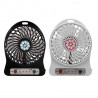 Ventilador portátil NISUTA NSFANURP recargable vía usb colores varios