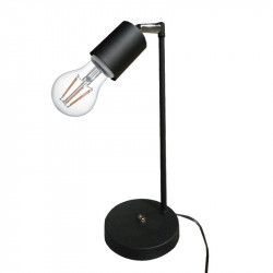 Velador CIVAL PARKER para 1 luz E27 con barral y movimiento negro