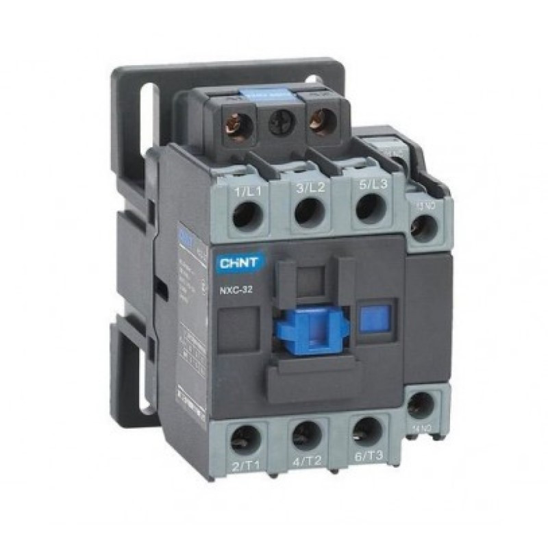 Contactor chint nxc tripolar 32a + auxiliar 1na/1nc 220vca