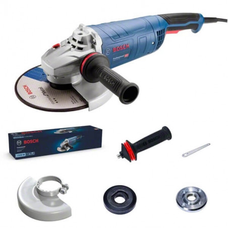 Amoladora angular BOSCH GWS 25-230 de 9'' profesional 2500w
