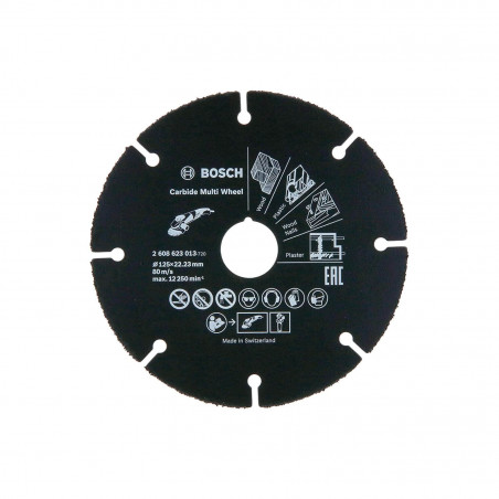 Disco de corte BOSCH multimaterial 125mm para madera