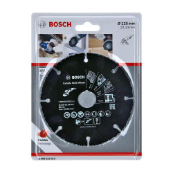 Disco de corte BOSCH multimaterial 125mm para madera