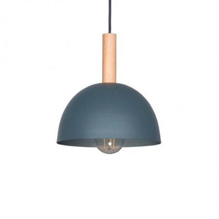 Colgante SAN JUSTO ROS Baradero esfera 200mm de chapa para 1 luz E27 gris