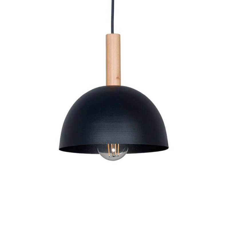 Colgante SAN JUSTO BARADERO para 1 luz E27 chapa negro Colgante SAN JUSTO BARADERO para 1 luz E27 chapa negro