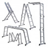 Escalera de Aluminio GARDENLIFE TE1600 articulada 4x3 de 12 escalones multipropósito