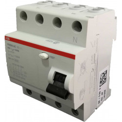 Disyuntor abb fh204 ac-25/0,03 tetrapolar 25a 30ma